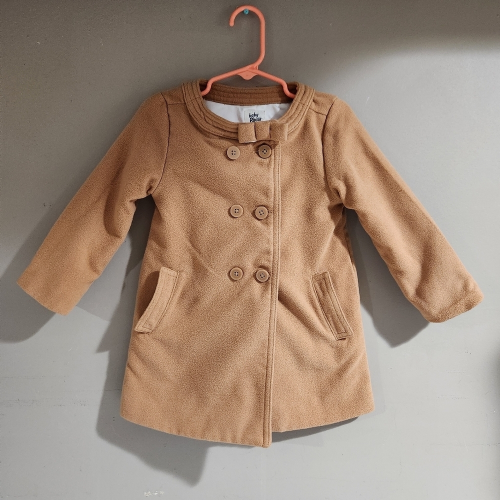 Baby B'gosh camel-colored double-breasted dress peacoat Oskhosh B'gosh Sz 24 Mth
